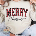 Merry Christmas Buffalo Plaid