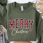 Merry Christmas Buffalo Plaid